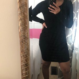 EXPRESS Fitted sweater dress